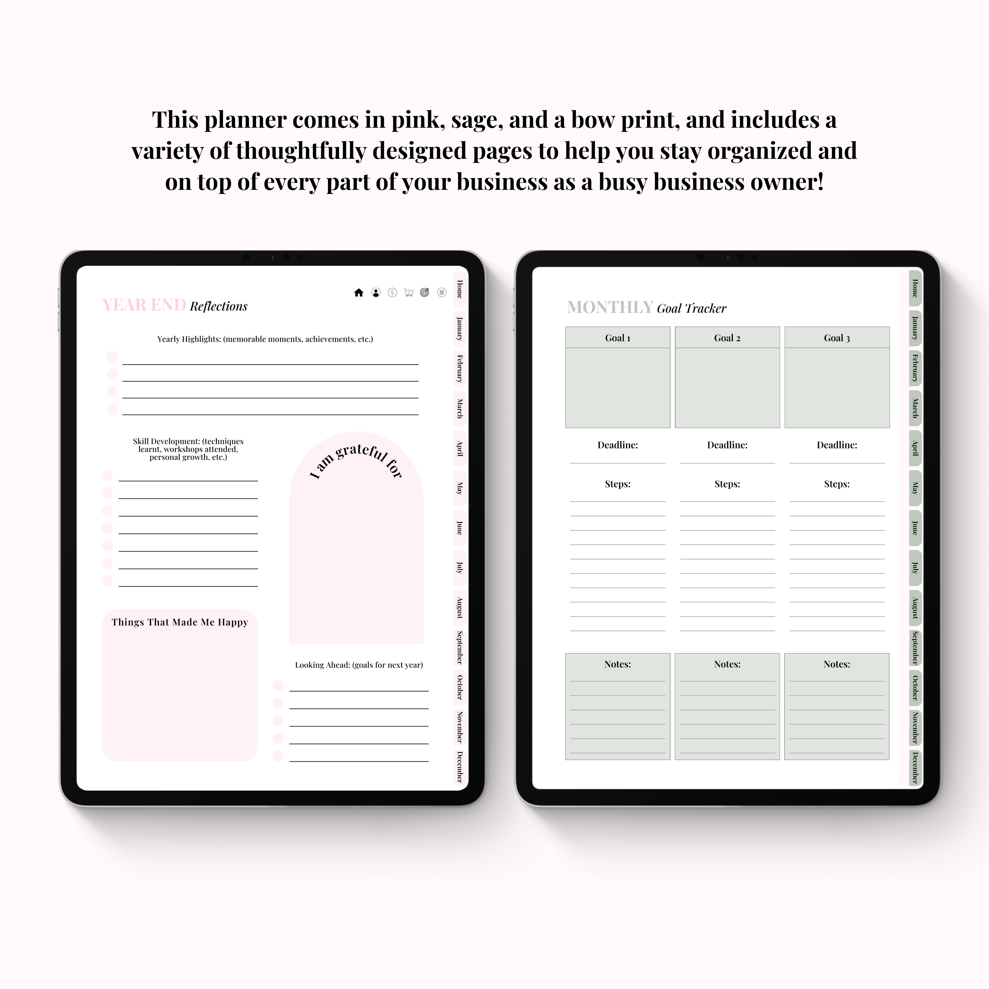 Client Appointment & Finance Planner Digital Version