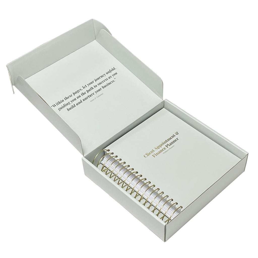 Client Appointment & Finance Planner Hard Copy