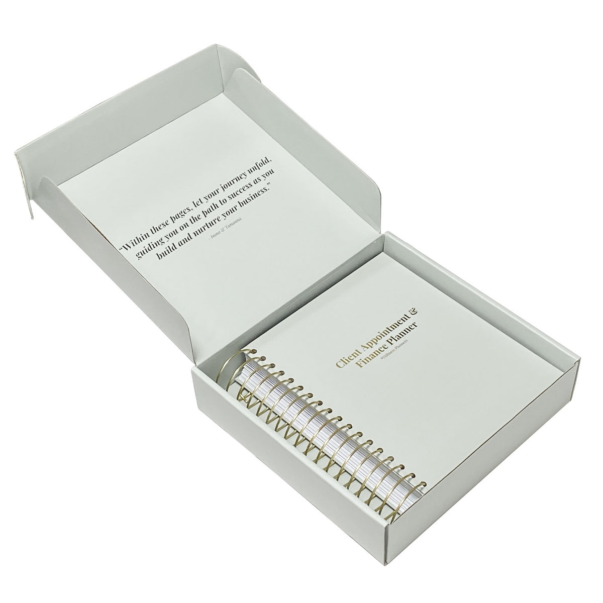 Client Appointment & Finance Planner Hard Copy