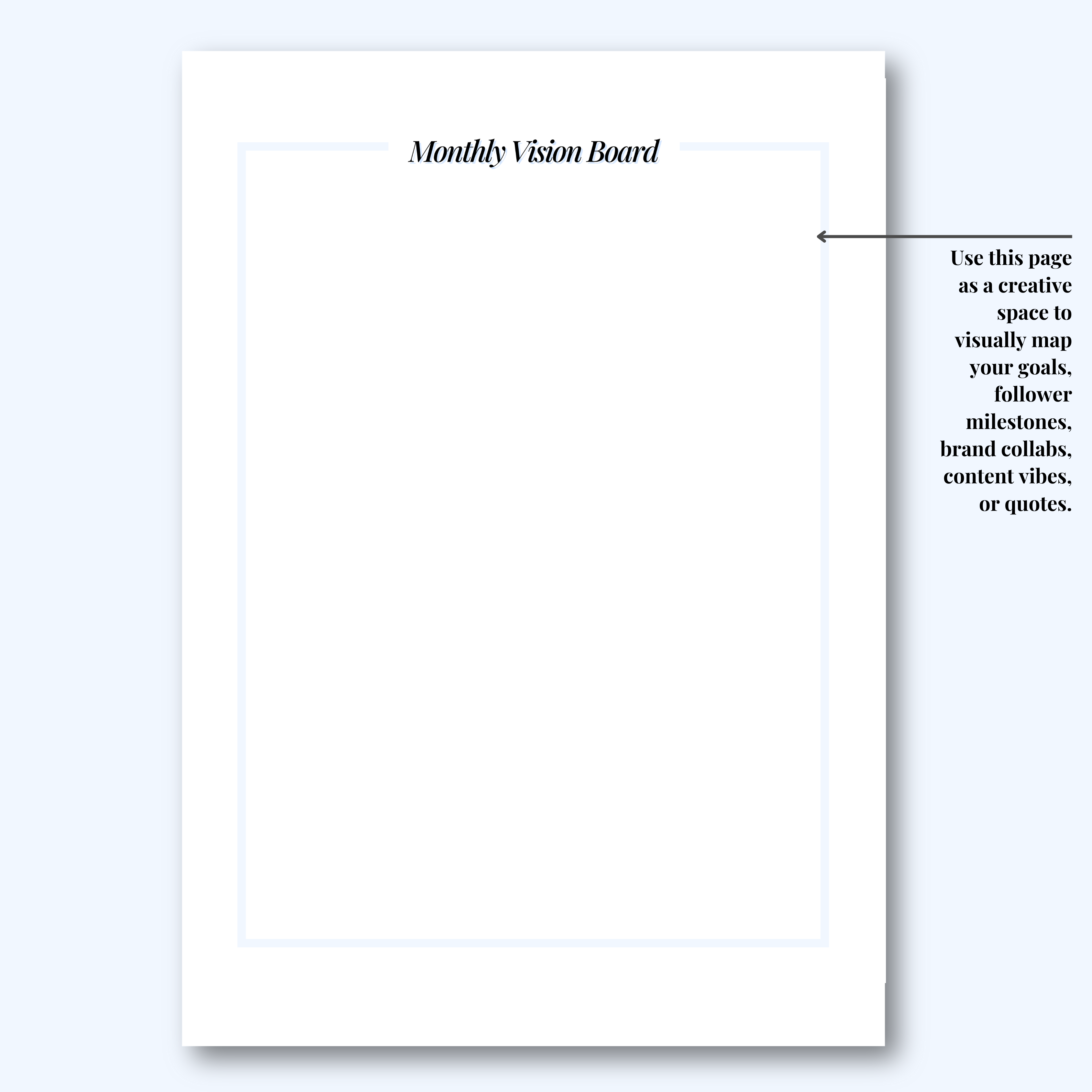 Social Media Planner Hard Copy