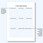Social Media Planner Hard Copy