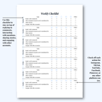 Social Media Planner Hard Copy