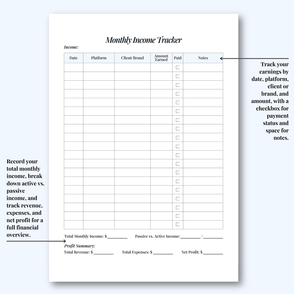 Social Media Planner Hard Copy