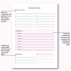 Weekly Planner Hard Copy