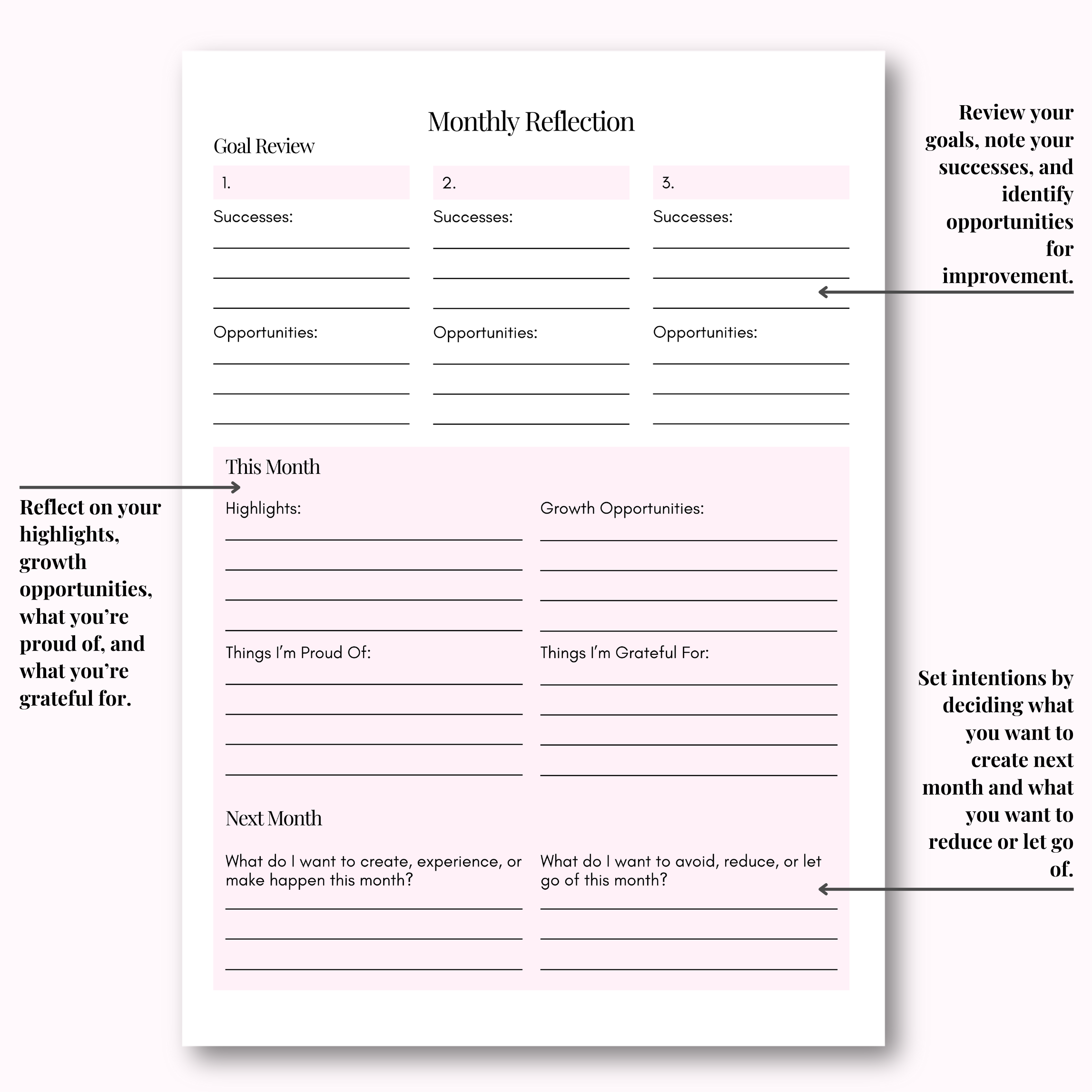 Weekly Planner Hard Copy