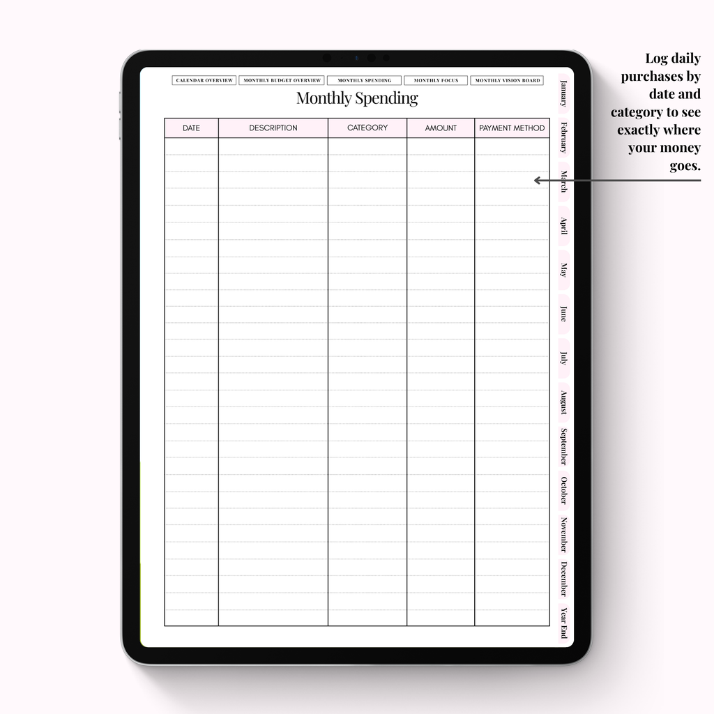 Weekly Planner Digital Version