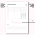 Budget Planner Hard Copy