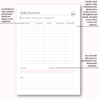 Budget Planner Hard Copy