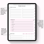 Weekly Planner Digital Version