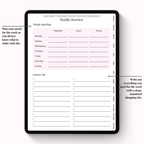 Weekly Planner Digital Version