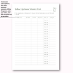 Budget Planner Hard Copy