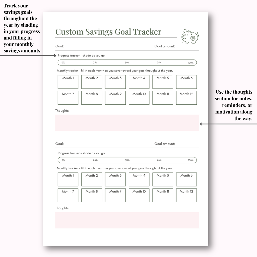 Budget Planner Hard Copy