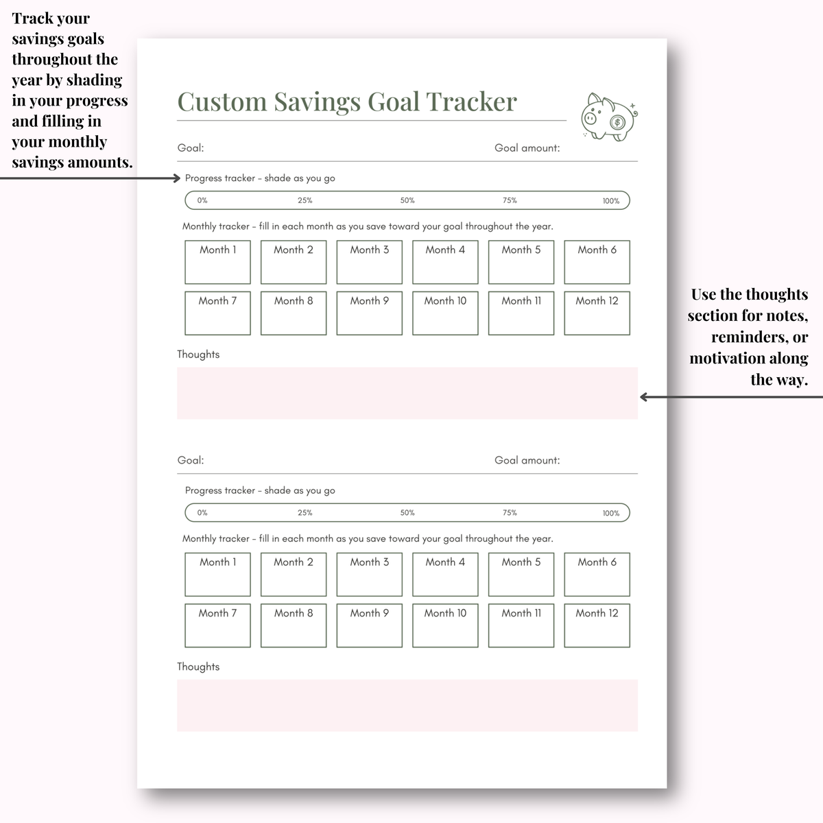 Budget Planner Hard Copy