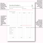 Budget Planner Hard Copy