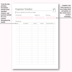 Budget Planner Hard Copy