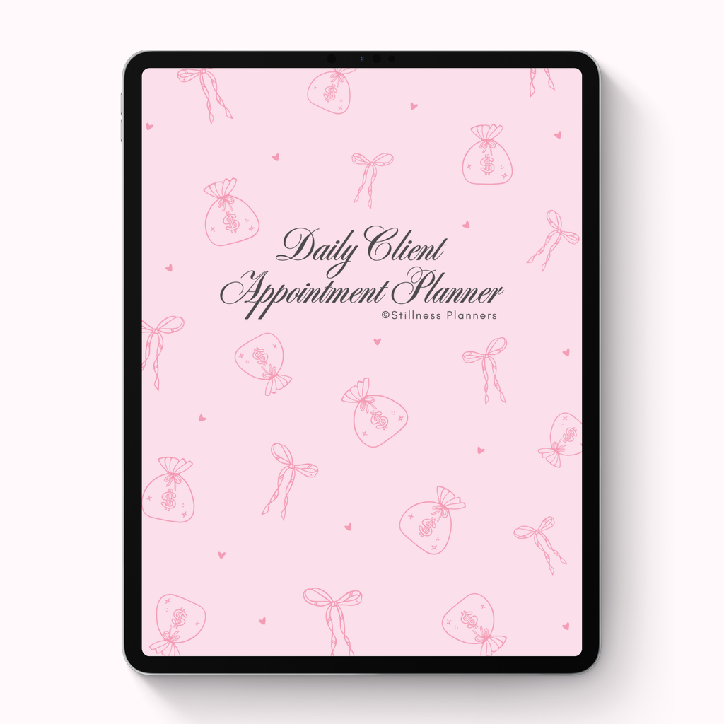 Daily Client Appointment Planner Digital Version