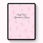 Daily Client Appointment Planner Digital Version