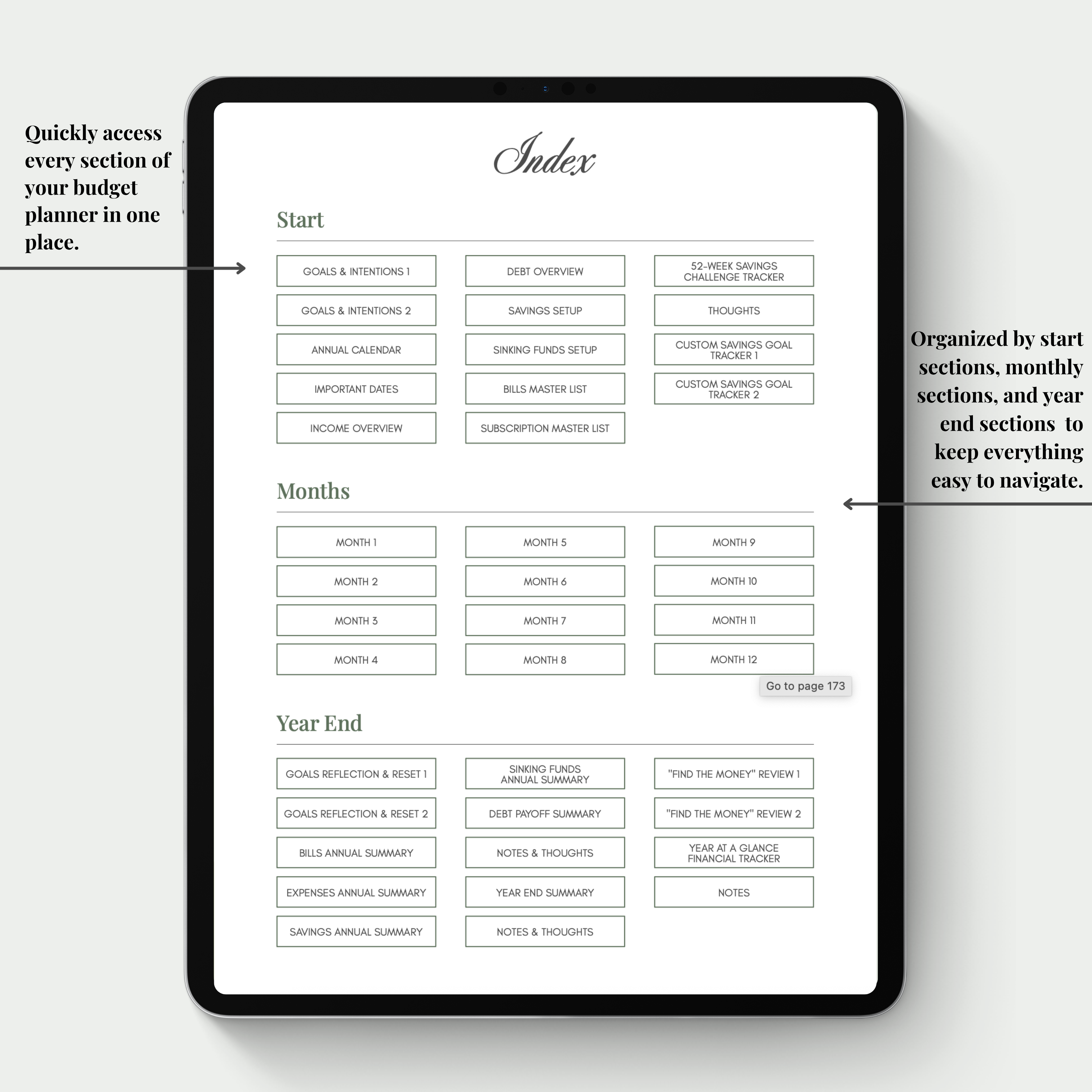 Budget Planner Digital Version