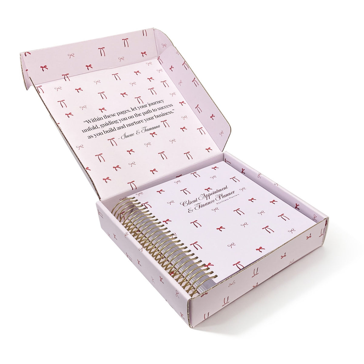 Client Appointment & Finance Planner Hard Copy