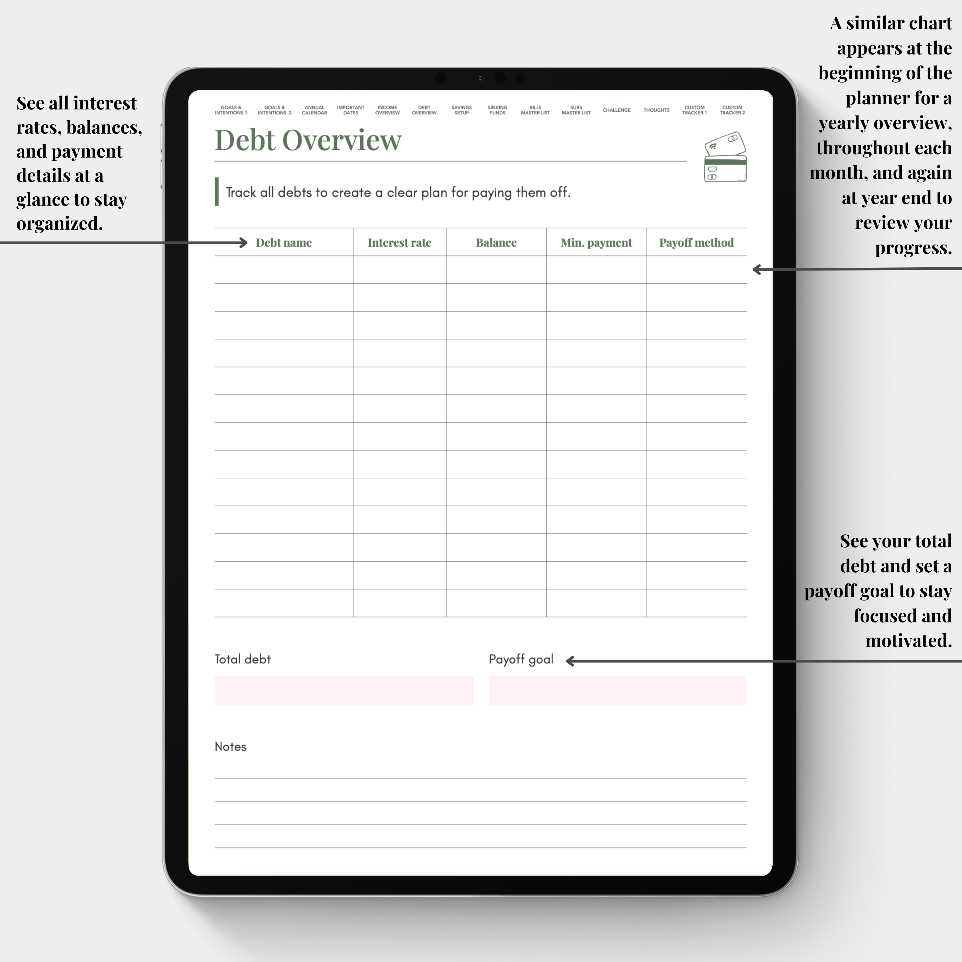 Budget Planner Digital Version