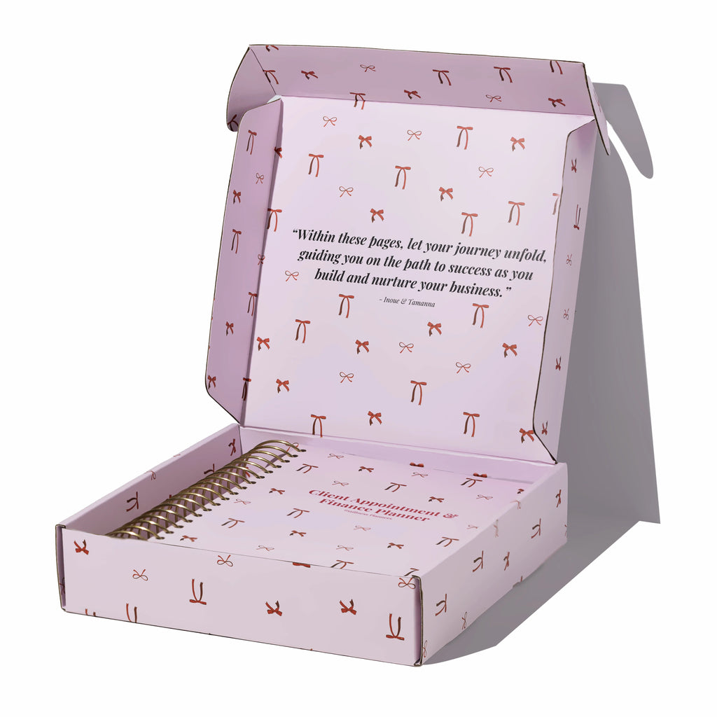 Client Appointment & Finance Planner Hard Copy