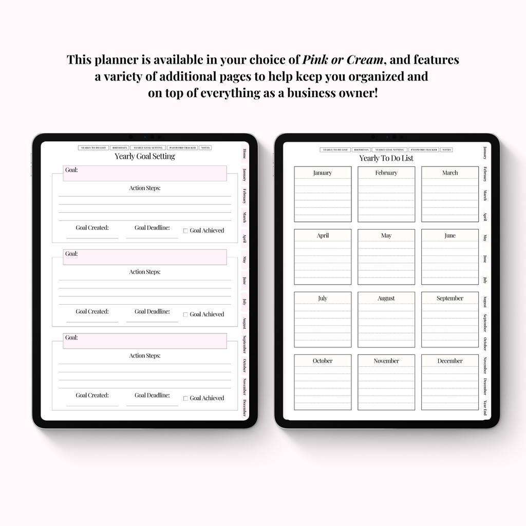 Weekly Planner Digital Version