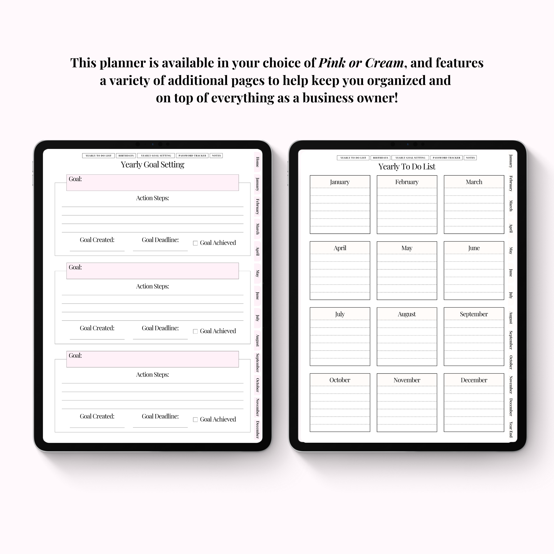 Weekly Planner Digital Version