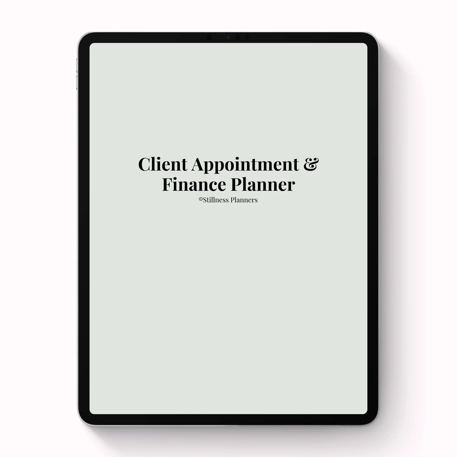 Client Appointment & Finance Planner Digital Version