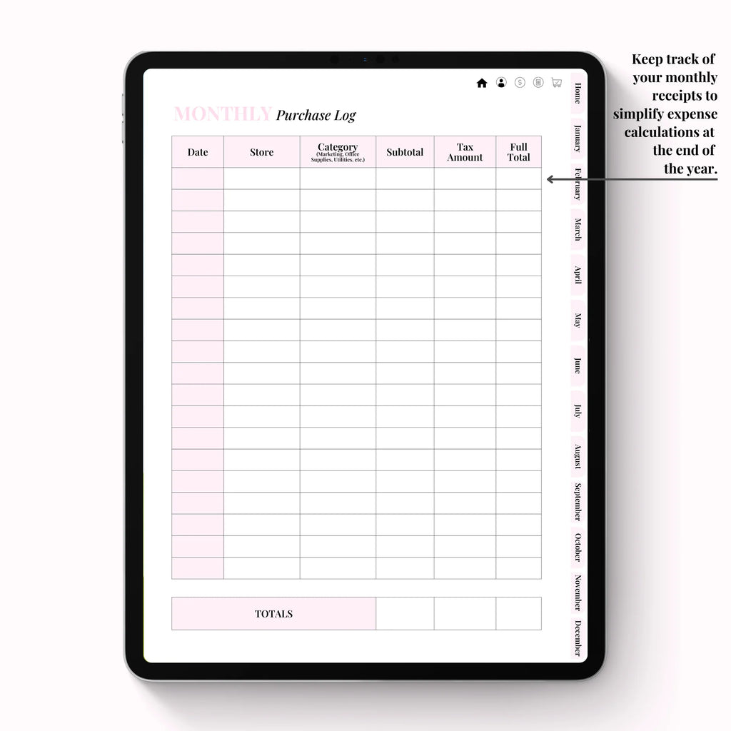 Client Appointment & Finance Planner Digital Version