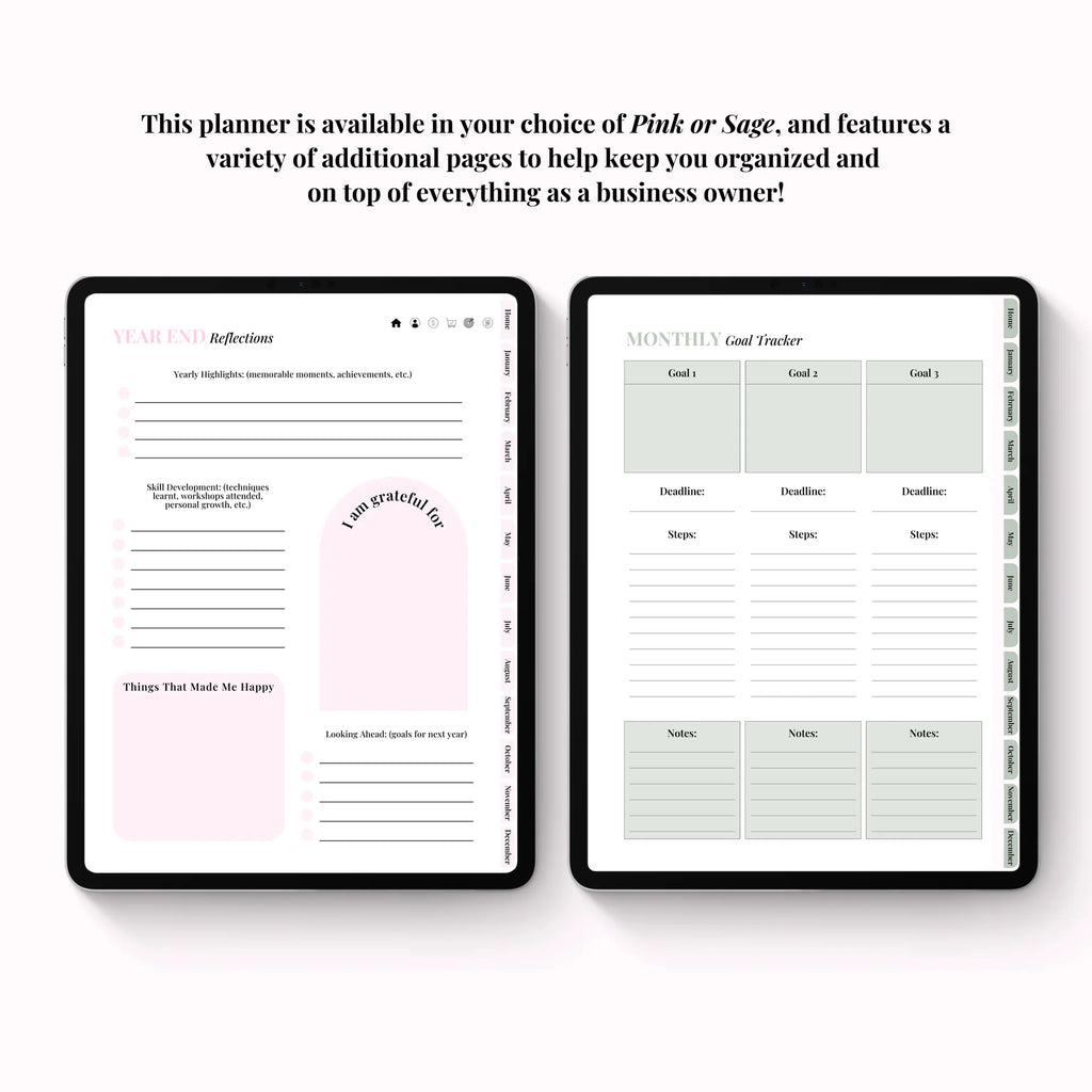 Client Appointment & Finance Planner Digital Version