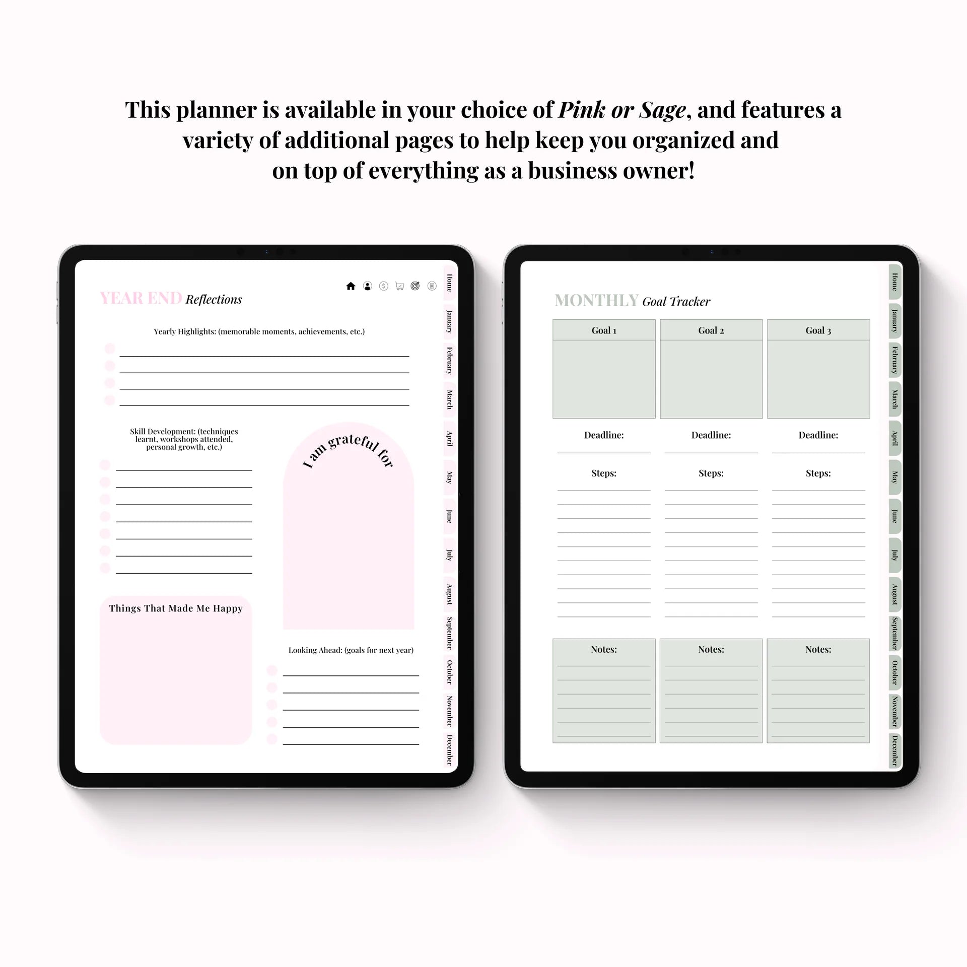 Client Appointment & Finance Planner Digital Version