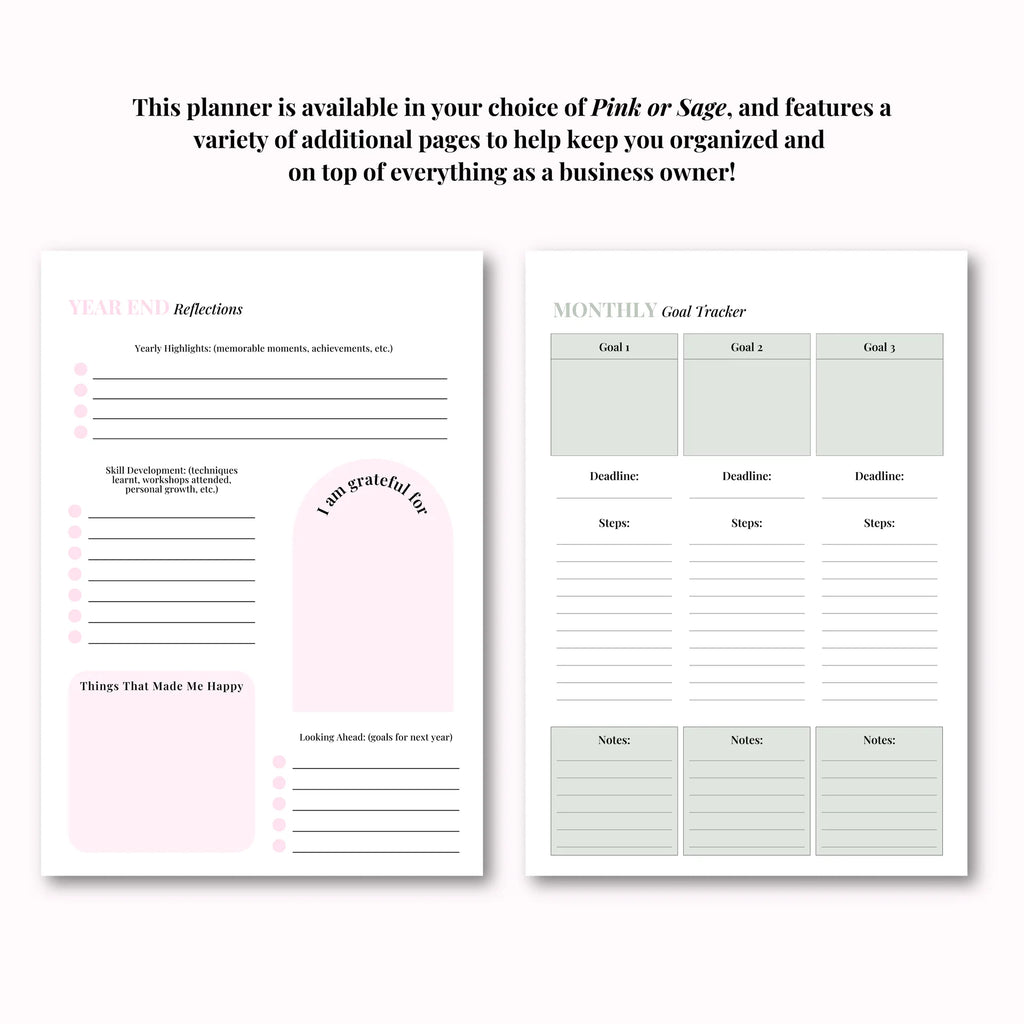 Client Appointment & Finance Planner Hard Copy
