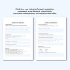 Social Media Planner Hard Copy