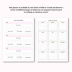 Weekly Planner Hard Copy