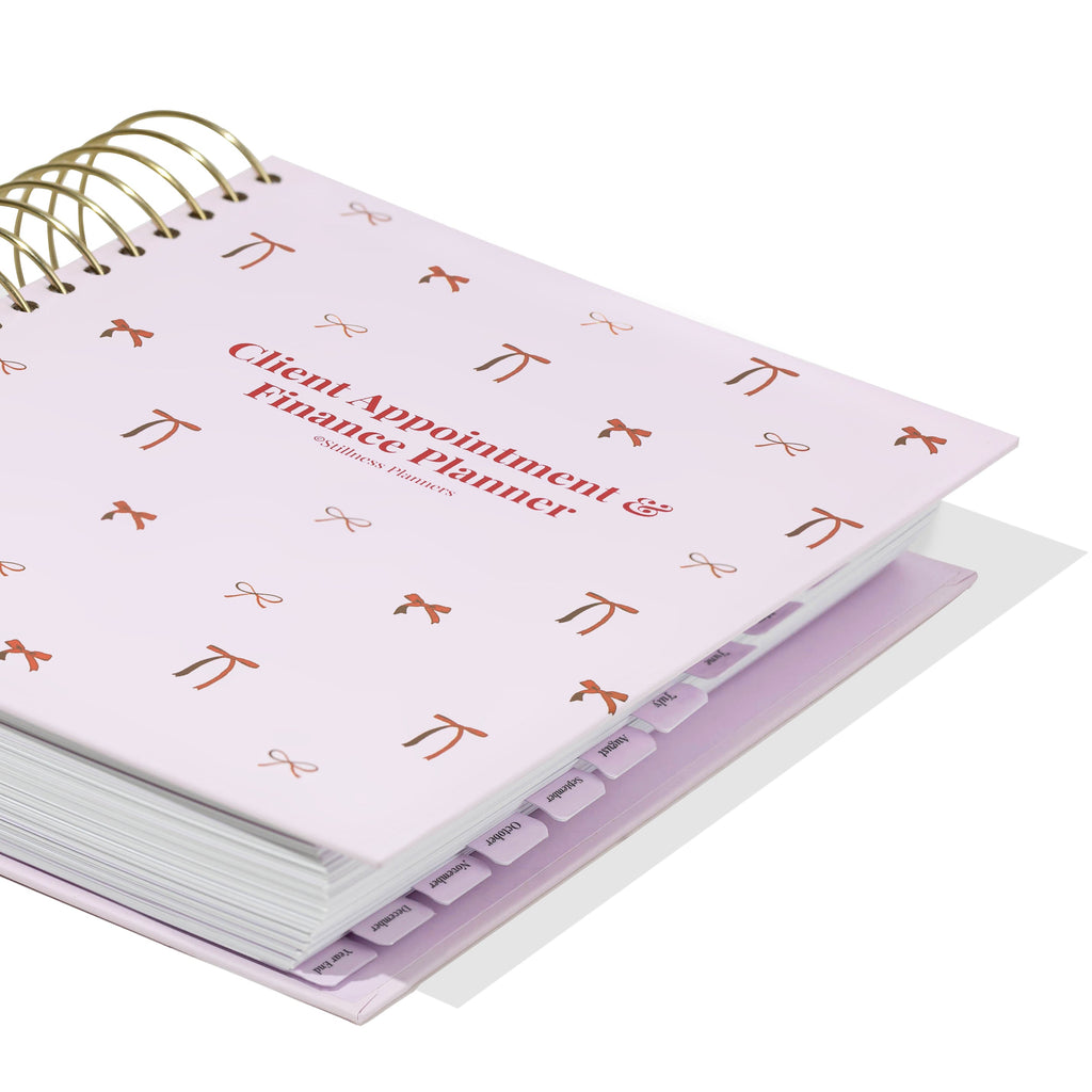 Client Appointment & Finance Planner Hard Copy