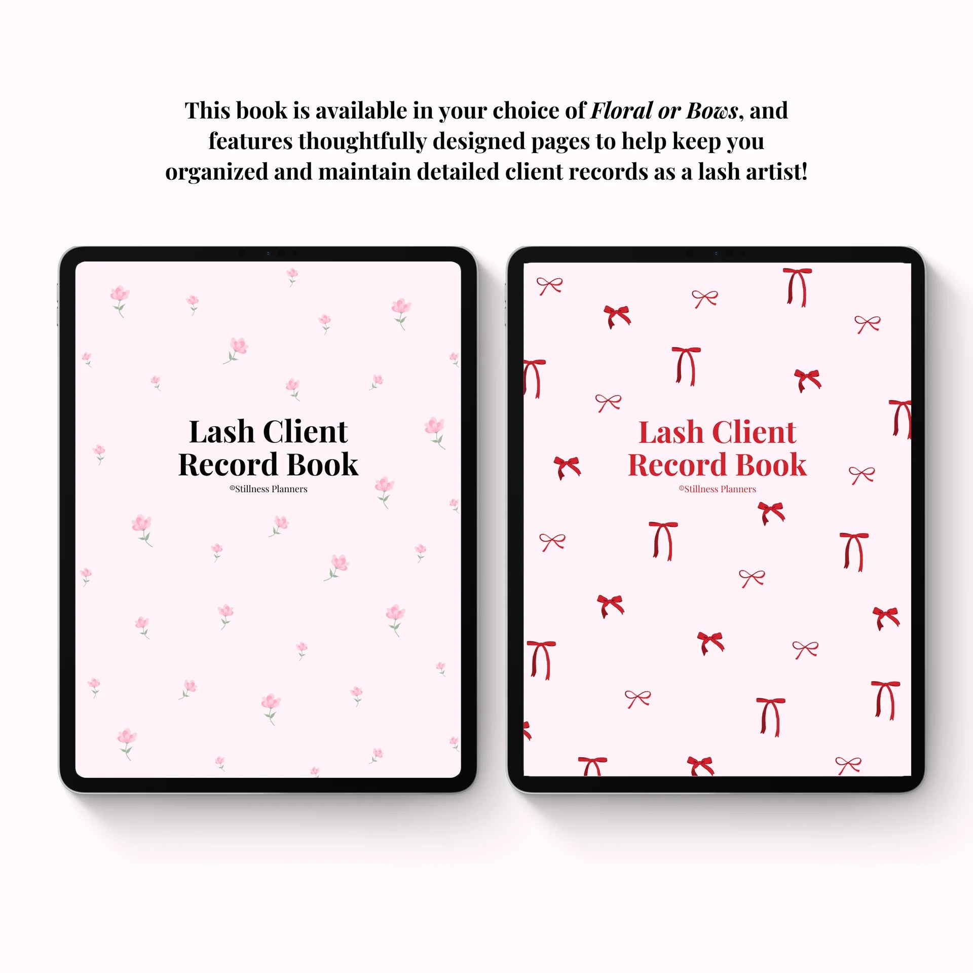 Lash Client Record Book