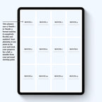 Social Media Planner Digital Version