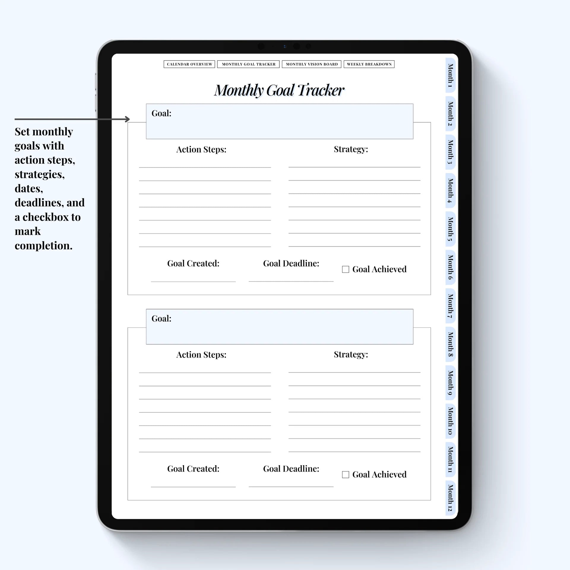 Social Media Planner Digital Version