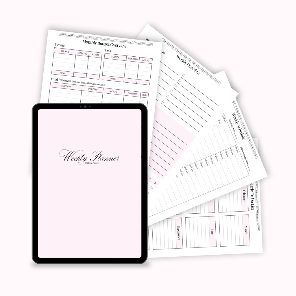 Weekly Planner Digital Version